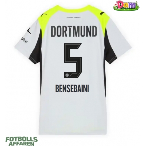 Borussia Dortmund Ramy Bensebaini #5 Bortatröja Kvinnor 2025-26 Kortärmad